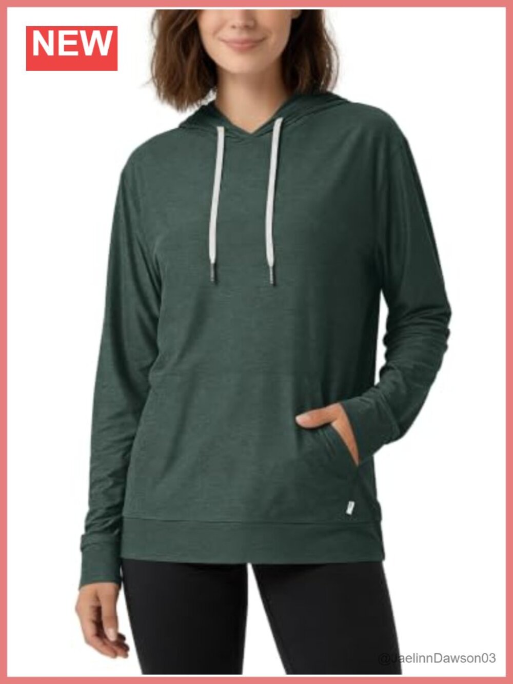 Oversized Hoodie Ultra Soft Pullover UPF 50+ Kangaroo Pocket